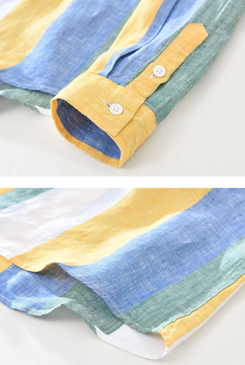 Combo Of 2 Full Sleeve Pure Cotton Stitched Shirt For Men - Image 5