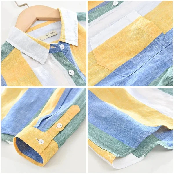 Combo Of 2 Full Sleeve Pure Cotton Stitched Shirt For Men - Image 8