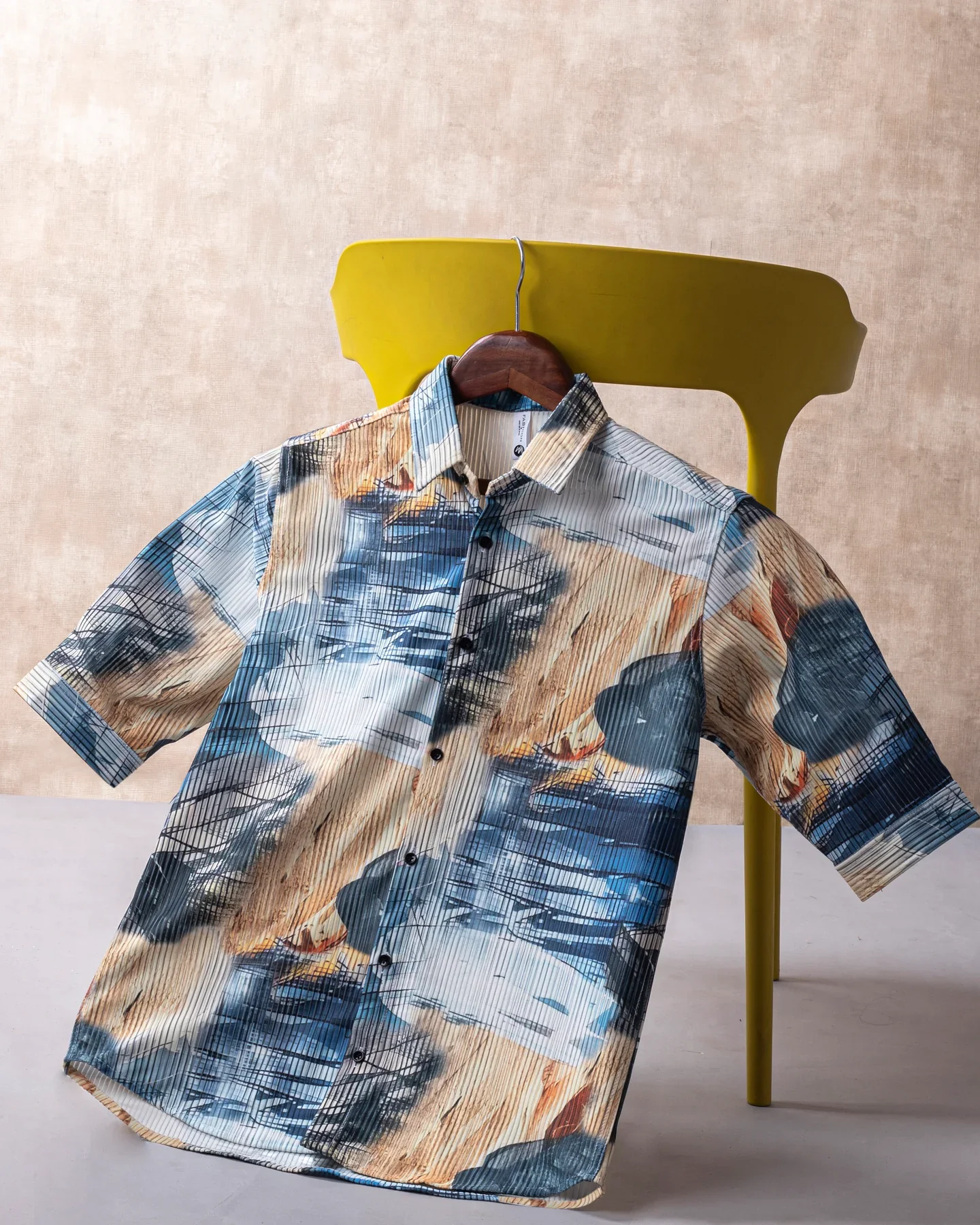 DAZZLING MULTI COLOR TIE AND DYE PRINT SHIRT - Image 2